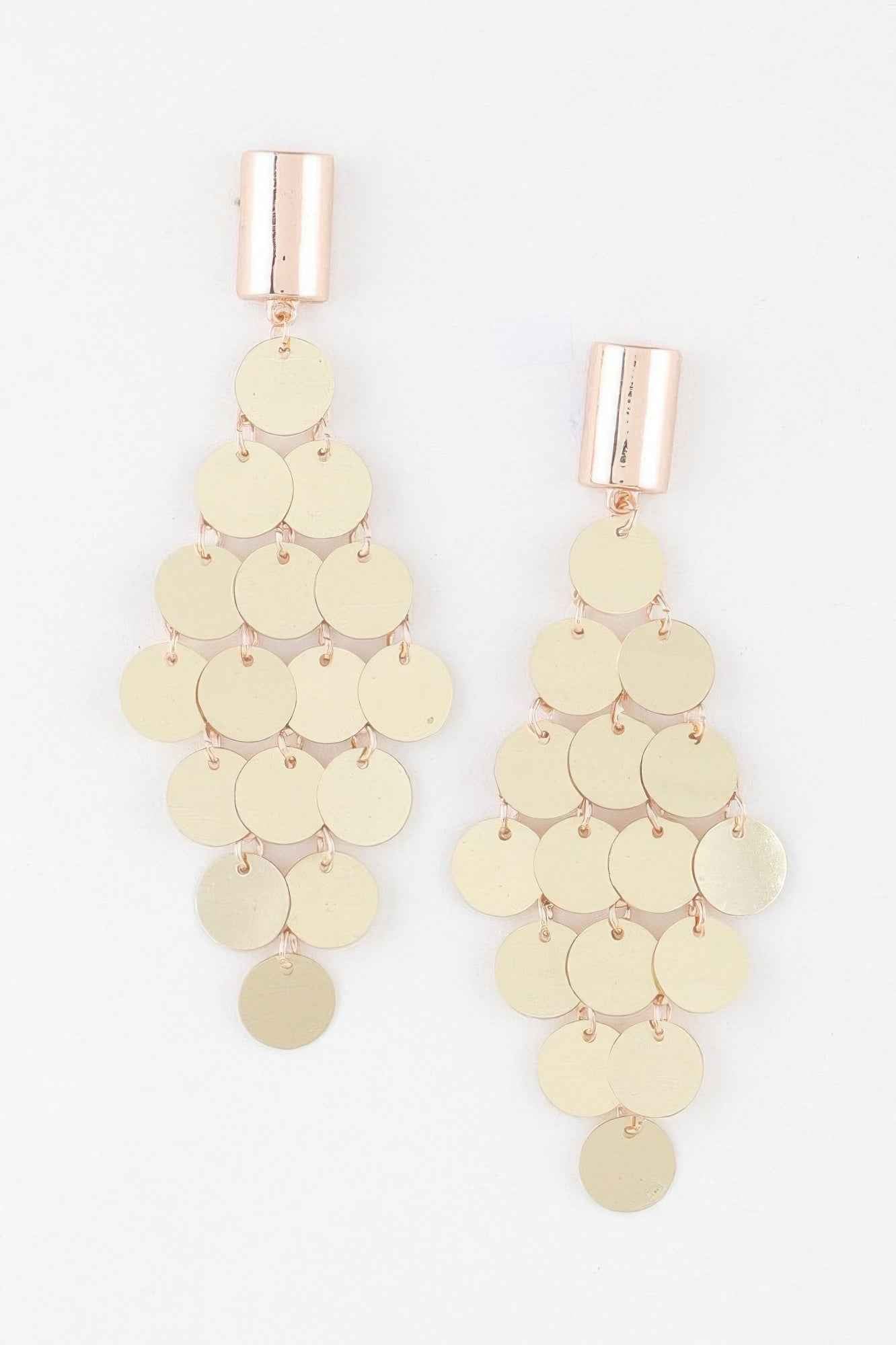 Modern Diamond Sequin Earrings