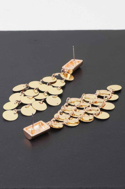 Modern Diamond Sequin Earrings