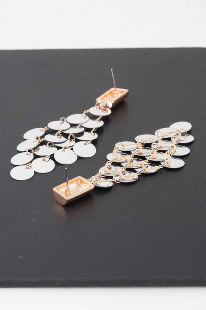 Modern Diamond Sequin Earrings