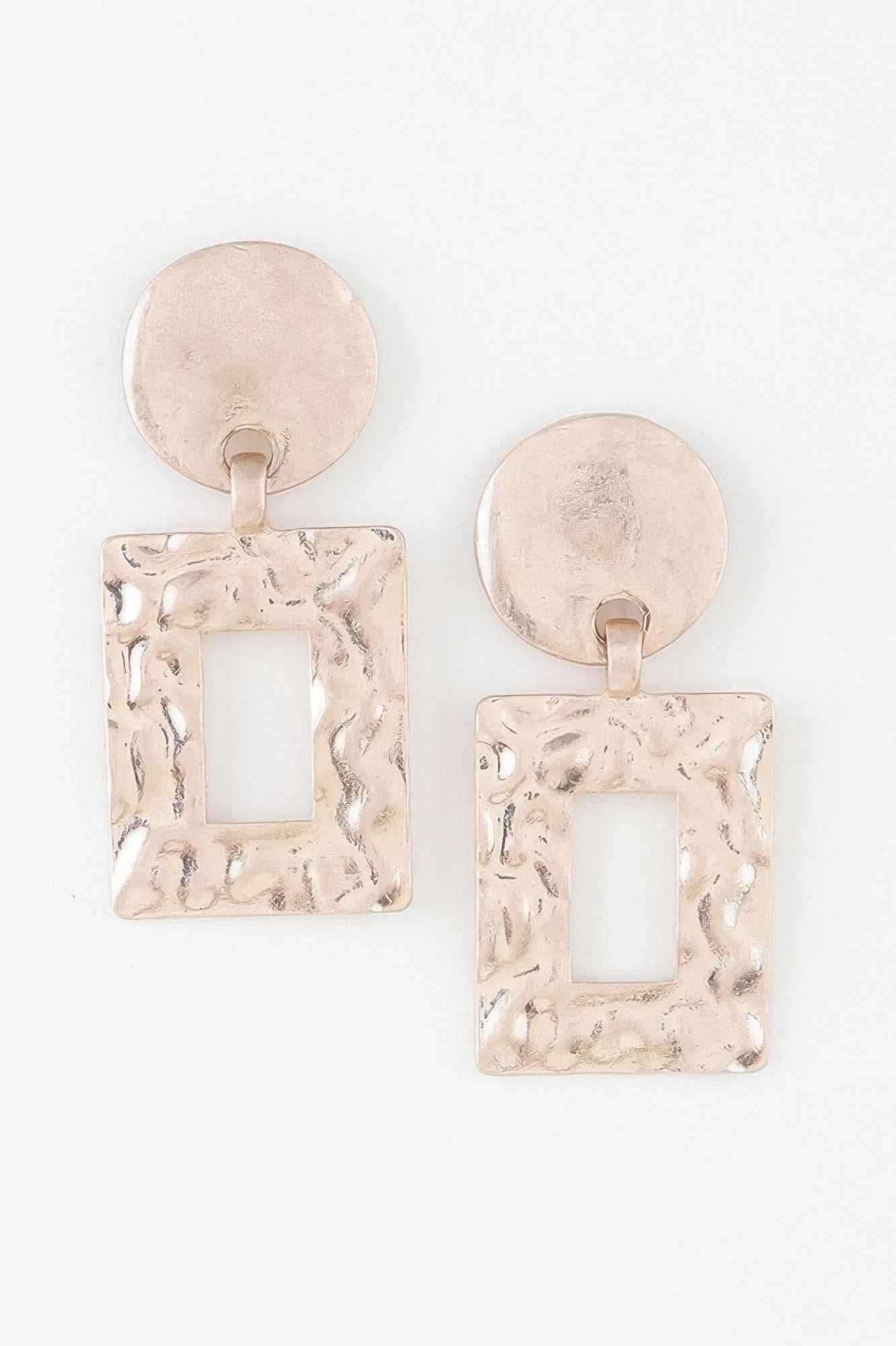 Ripple Box Frame Earrings
