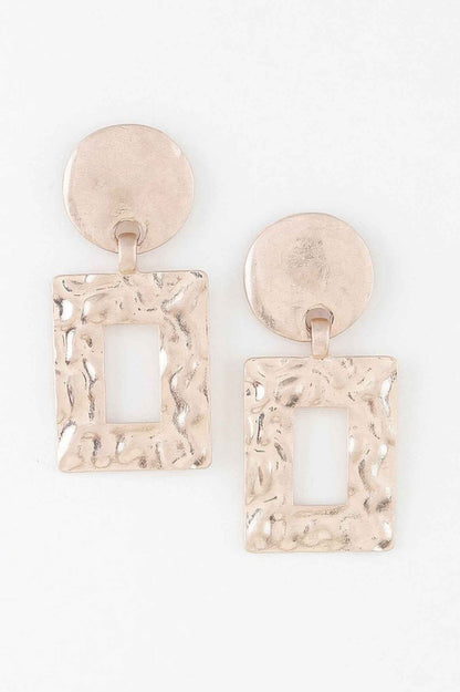 Ripple Box Frame Earrings