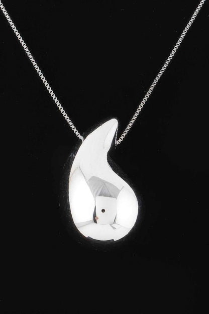 Shiny Teardrop Necklace Set