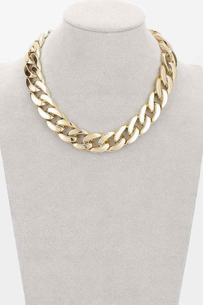 Oversized Ccb Chain Necklace