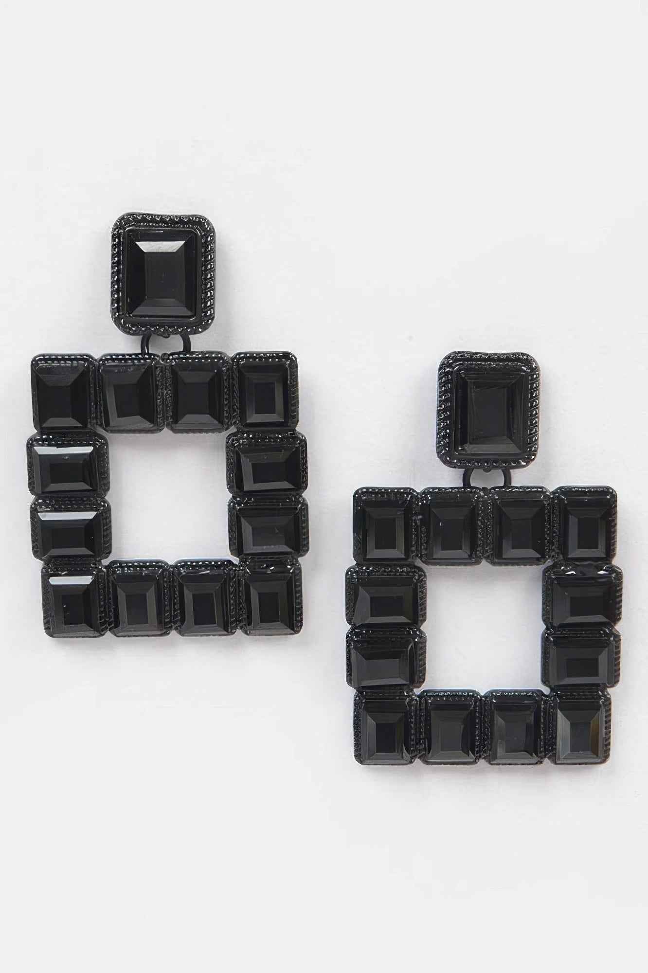 Rhinestone Square Earring