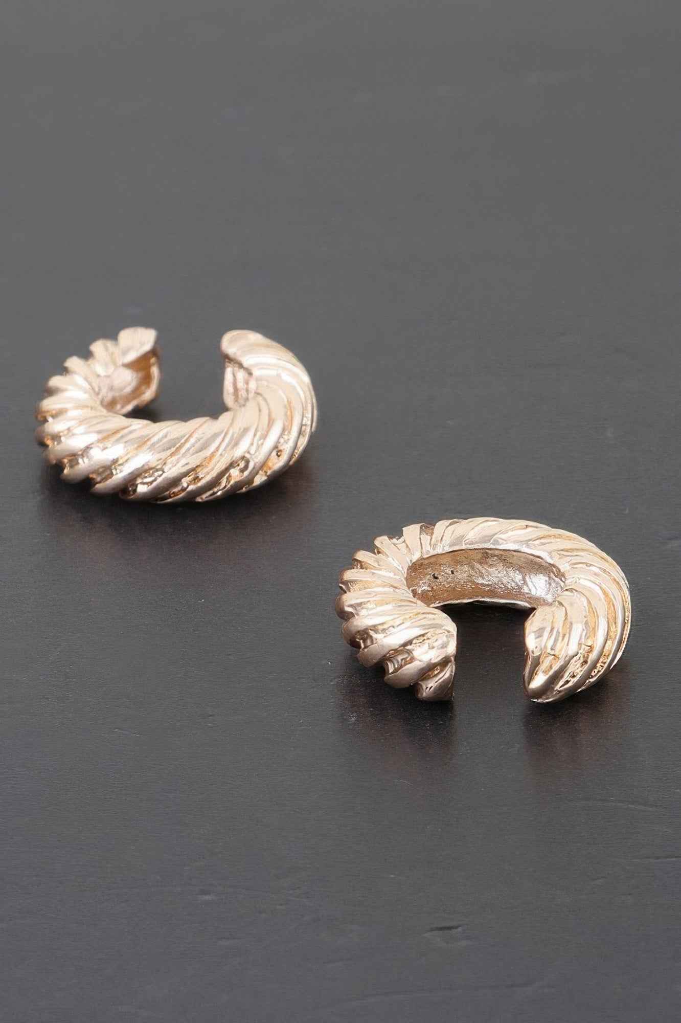 Twisted Rope Hoop Earrings
