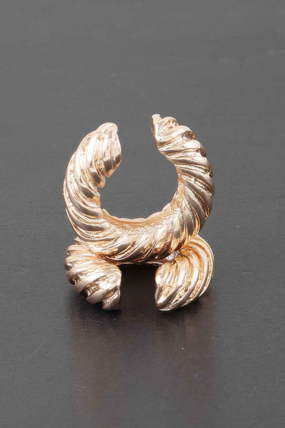 Twisted Rope Hoop Earrings