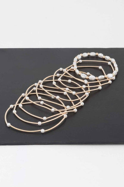 Faux Pearl Elegance Bracelet