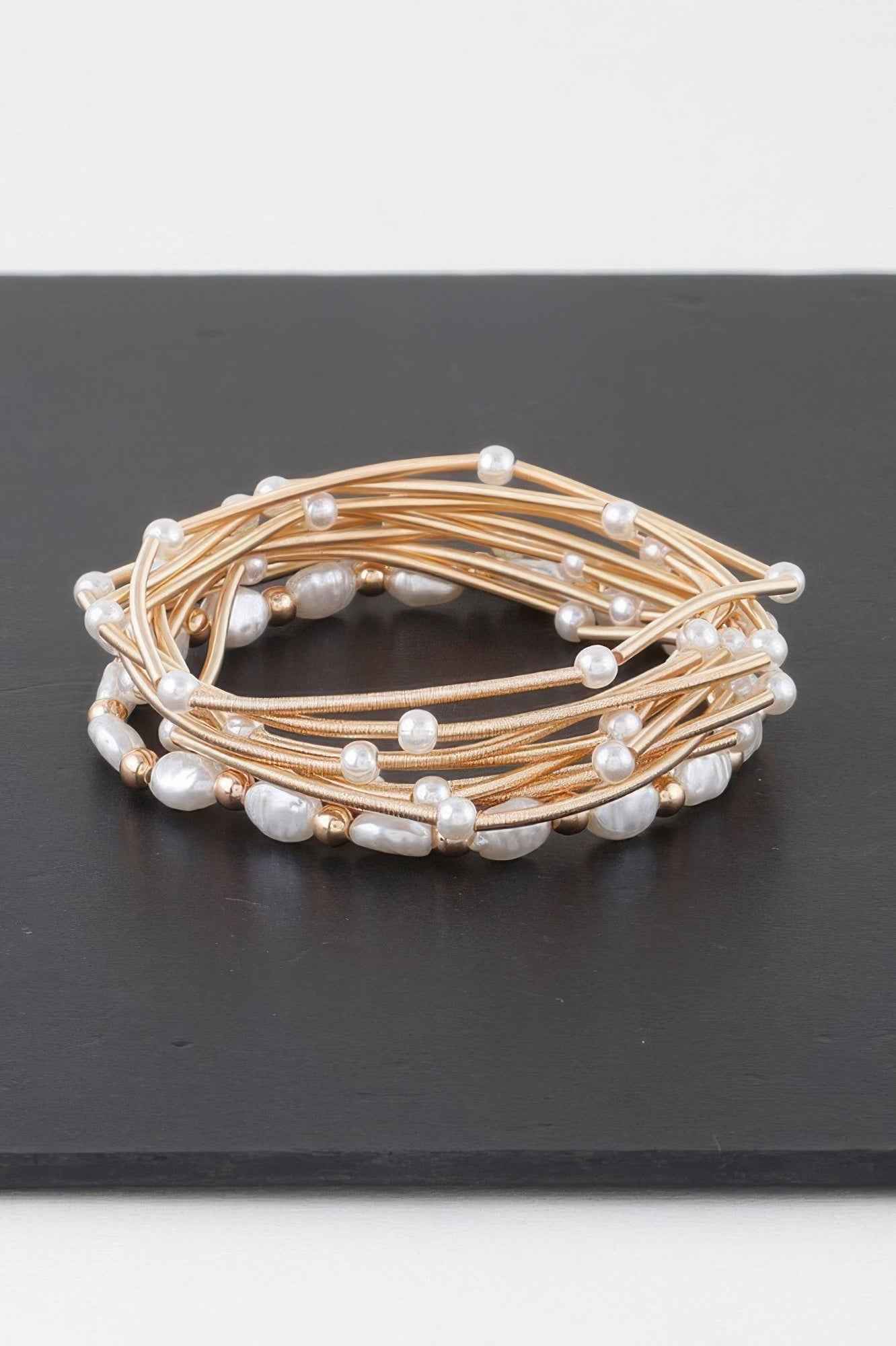 Faux Pearl Elegance Bracelet