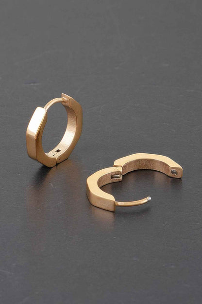 Metal Hoop Earrings