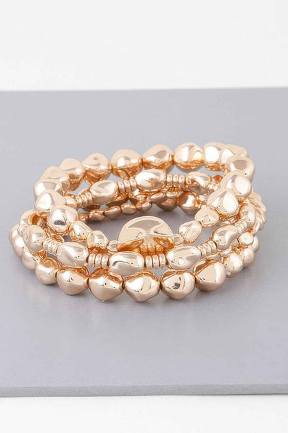 Multi Stone Beaded Bracelet