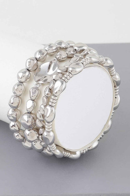 Multi Stone Beaded Bracelet