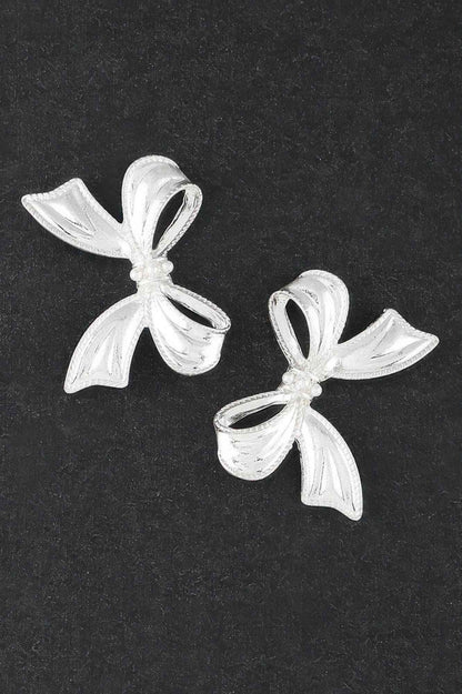 Luxury Pearl Ribbon Earrings