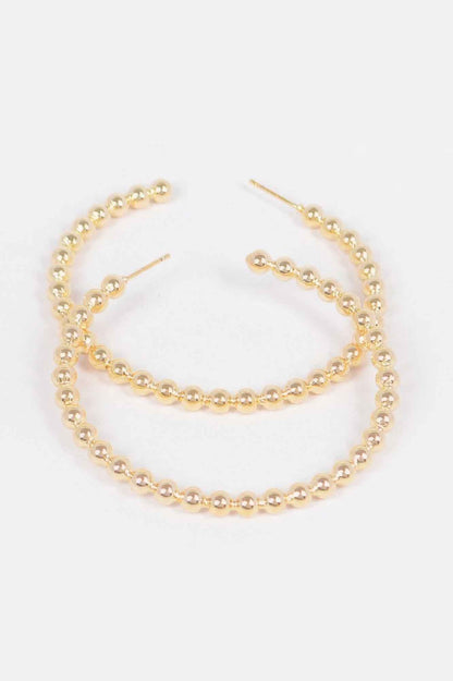 Metal Hoop Earring