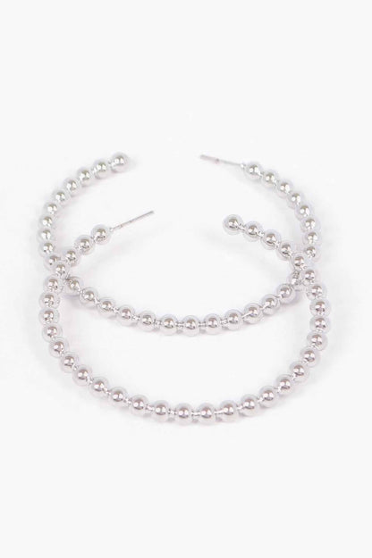 Metal Hoop Earring