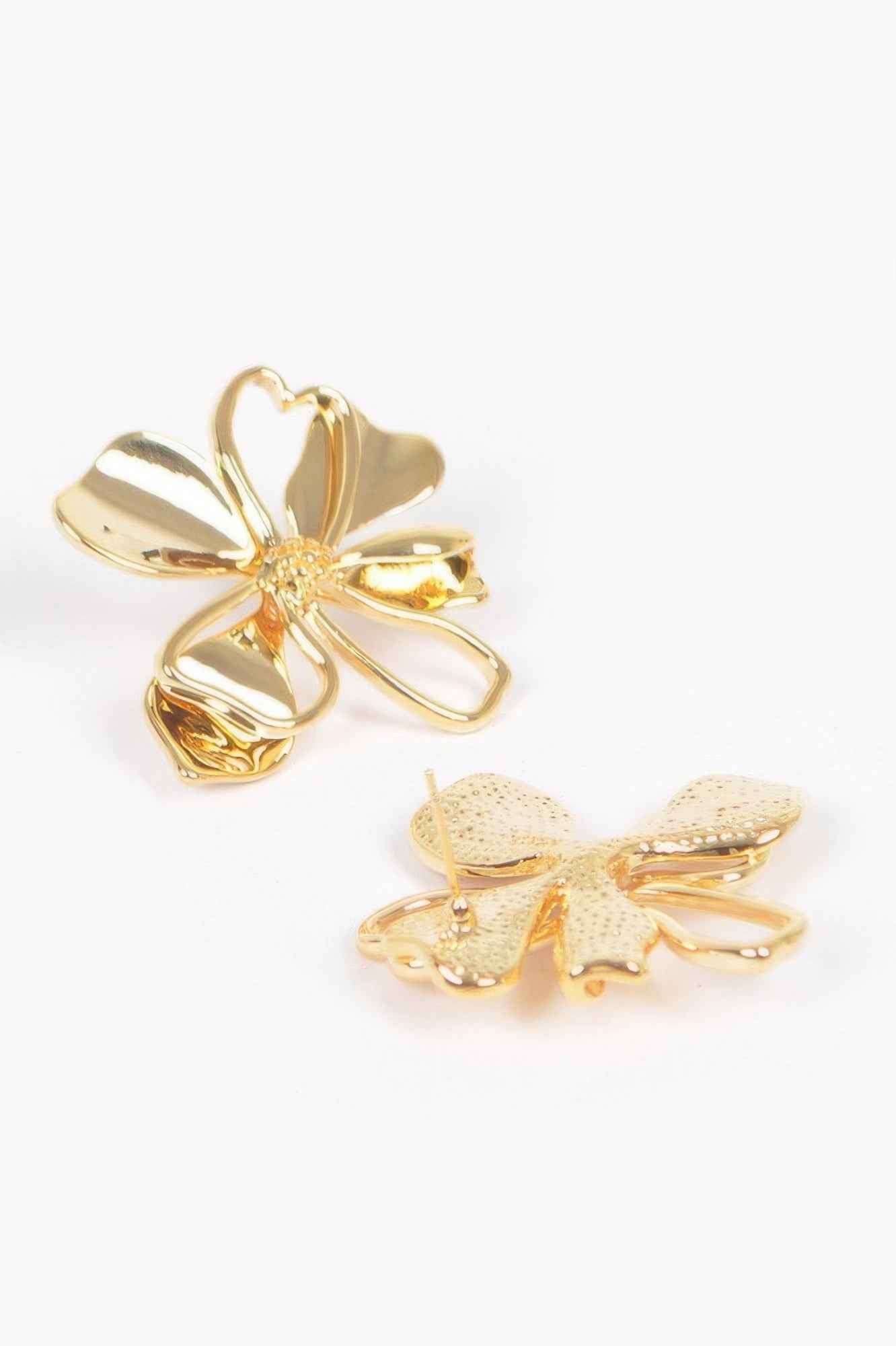 Metal Flower Earring