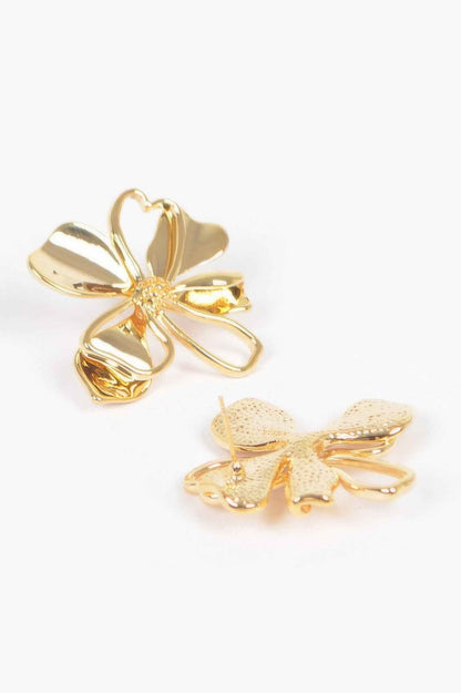 Metal Flower Earring