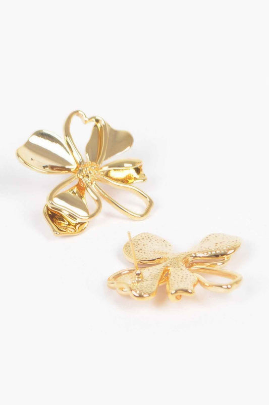 Metal Flower Earring