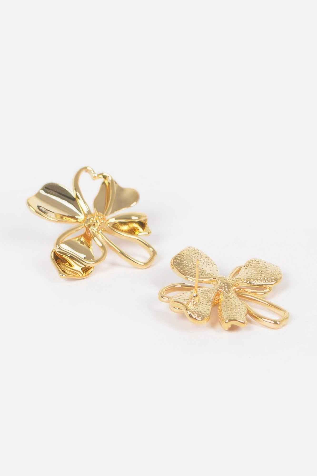 Metal Flower Earring