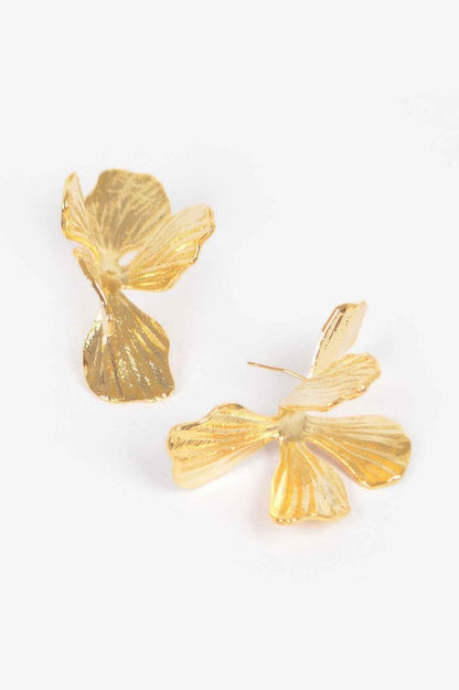 Metal Gold Plated Earring
