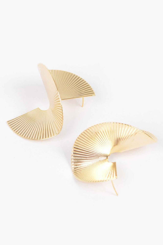Metal Gold Plated Earring