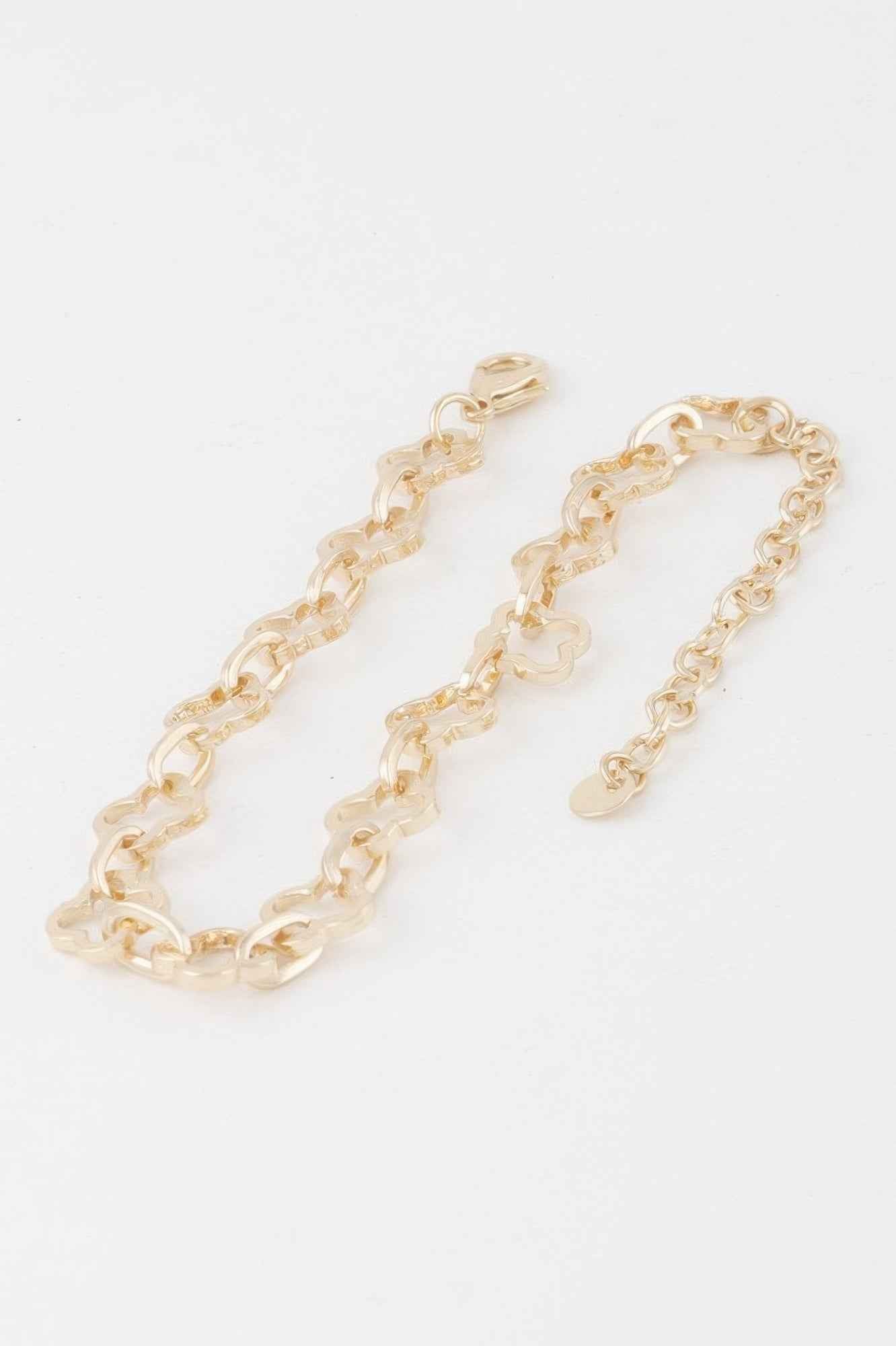Clover Link Chain Bracelet