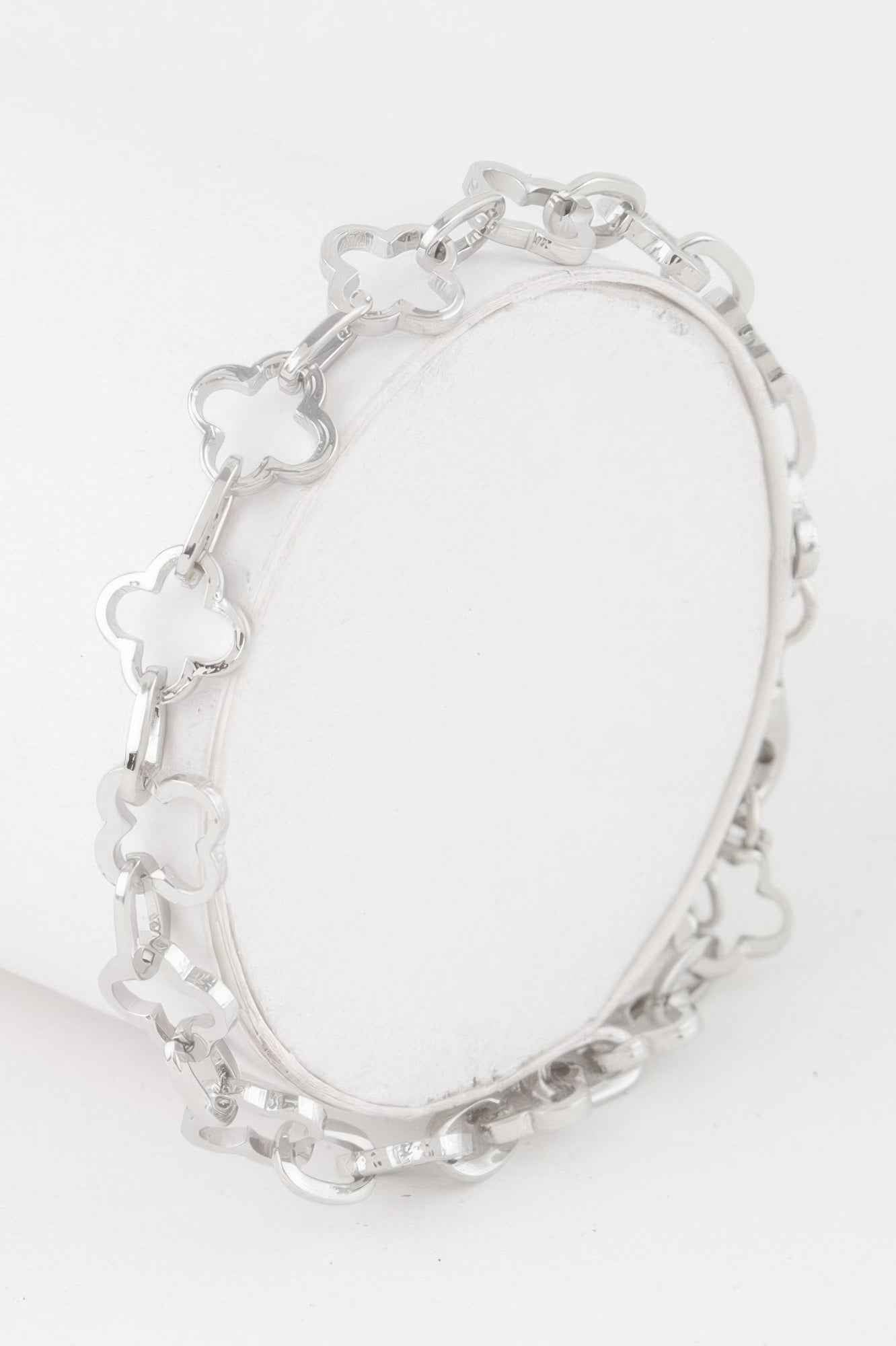 Clover Link Chain Bracelet