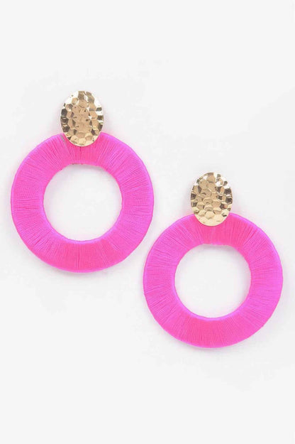 Colorful Thread Earring