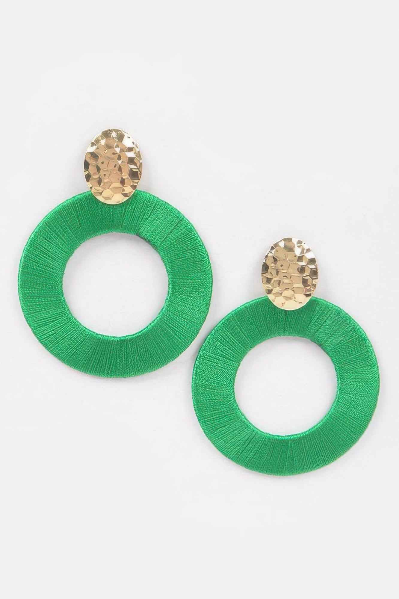 Colorful Thread Earring