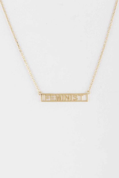 Feminist Necklace