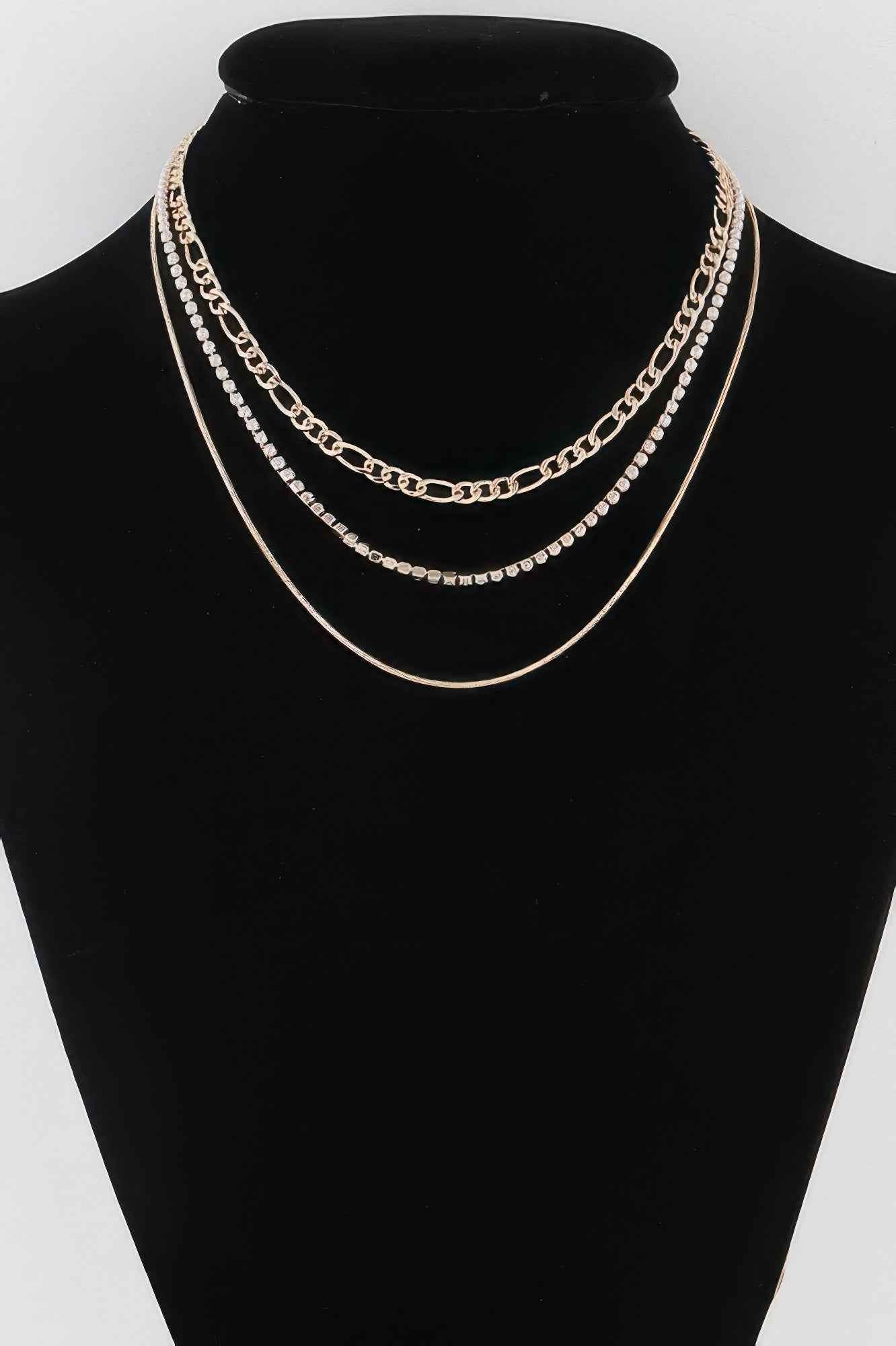 Chain N Bead Necklace