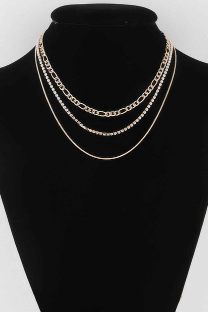 Chain N Bead Necklace