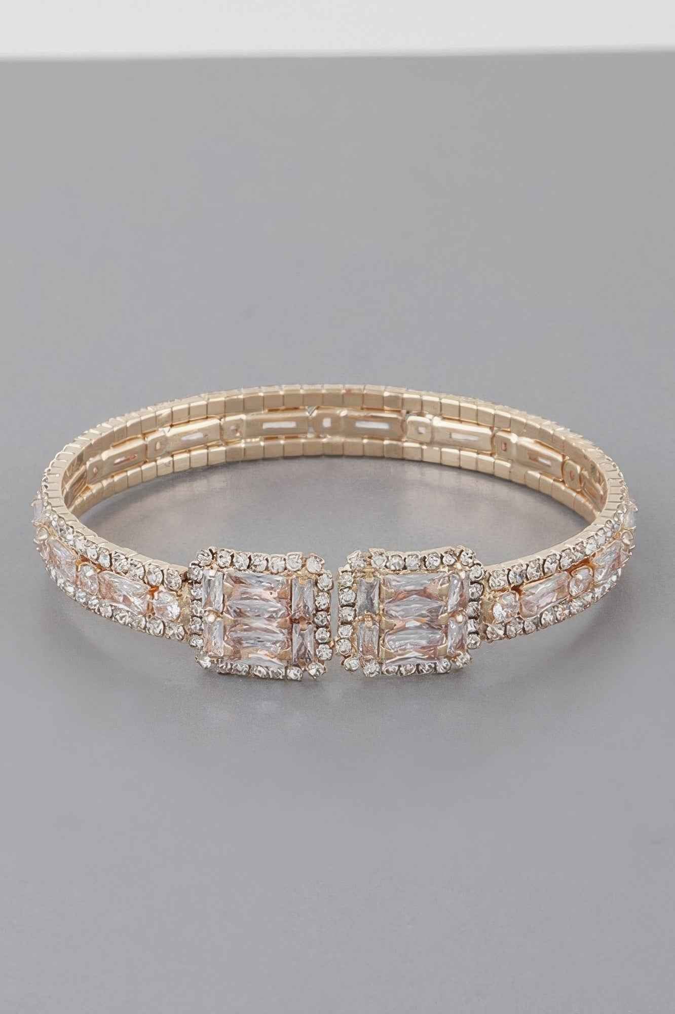 Rhinestone Cuff Bracelet
