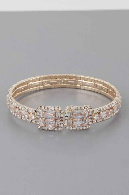 Rhinestone Cuff Bracelet
