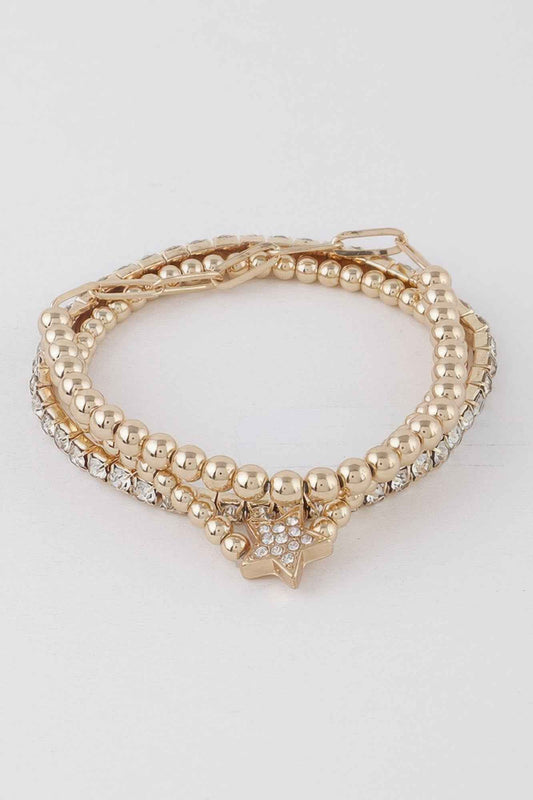 Bejeweled Star Beaded Bracelets