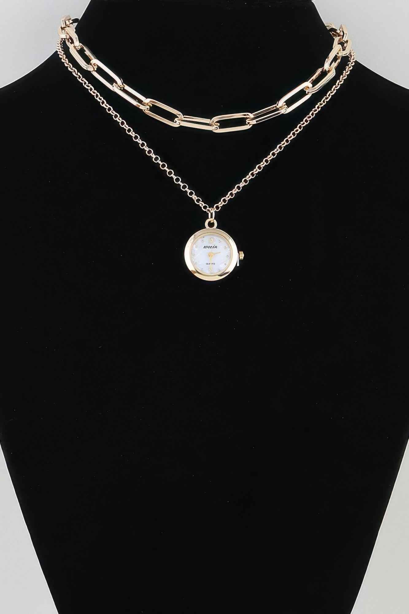 Classic Pocket Watch Chain Necklace