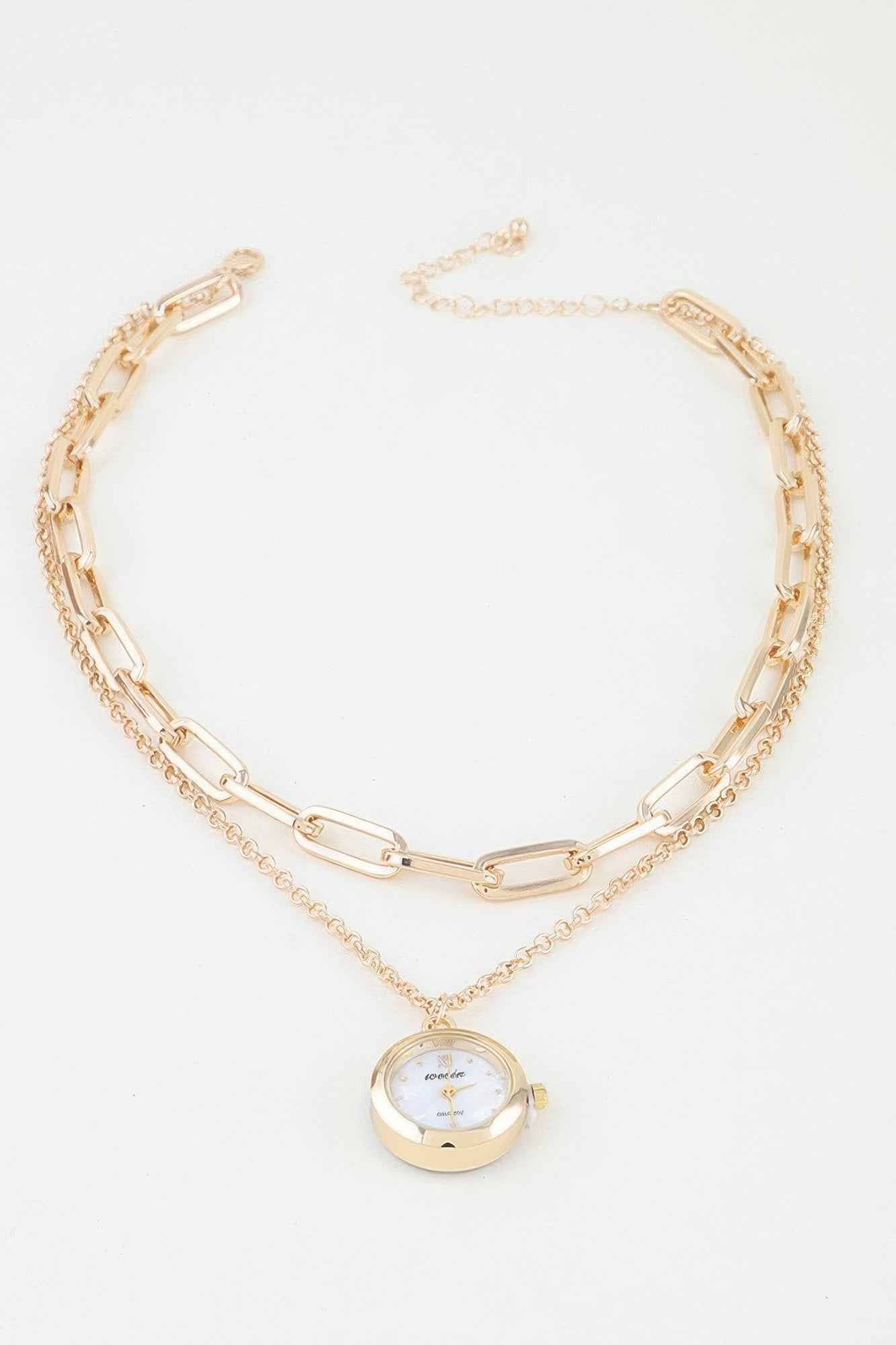 Classic Pocket Watch Chain Necklace