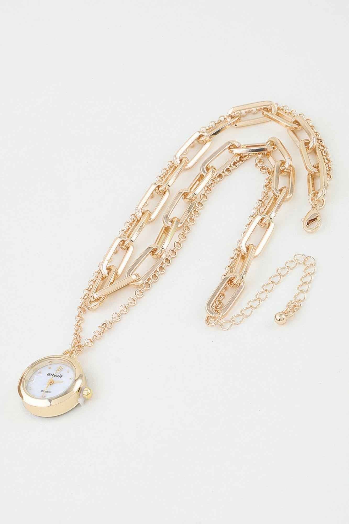 Classic Pocket Watch Chain Necklace