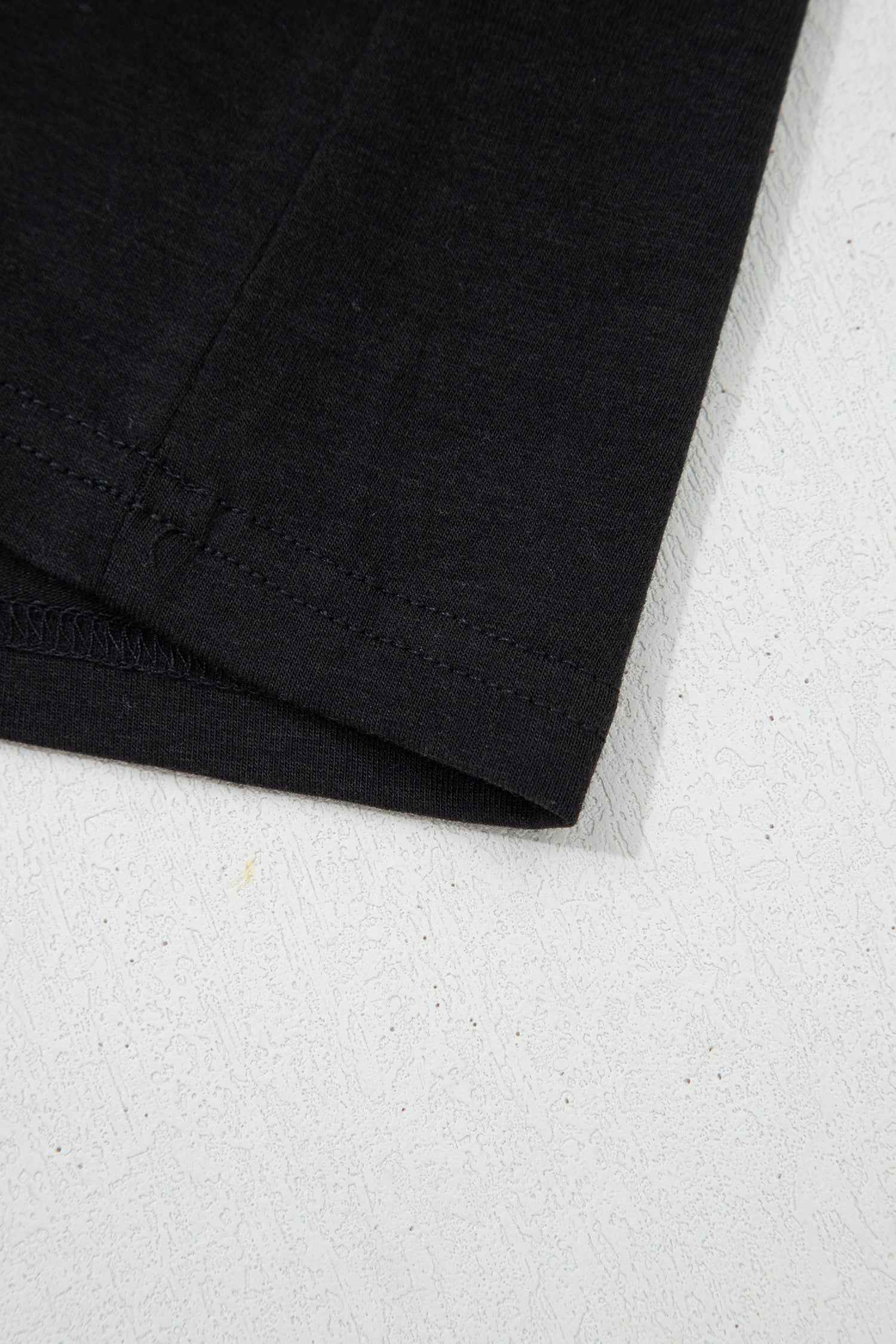 Black Plus Size Solid Color Bow Tie Peplum Tank Top