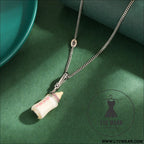 Acrylic letter printing power bottle pendant necklace exquisite bottle pendant
