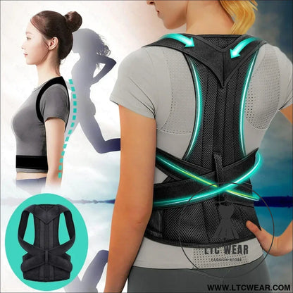Adjustable Lumbar Support Vest for Optimal Posture - L.T.C Wear Online Fashion Store
