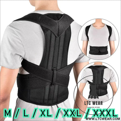 Adjustable Lumbar Support Vest for Optimal Posture - L.T.C Wear Online Fashion Store