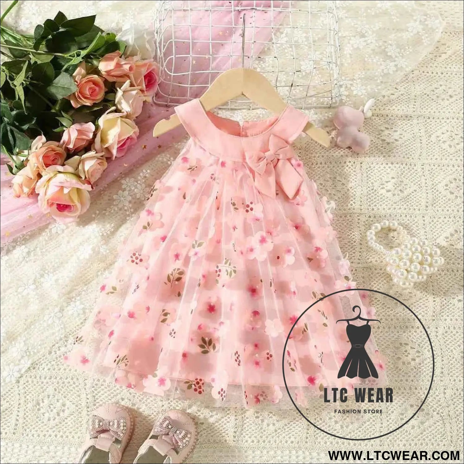 Adorable Birthday Party Dress for Toddler Girls
