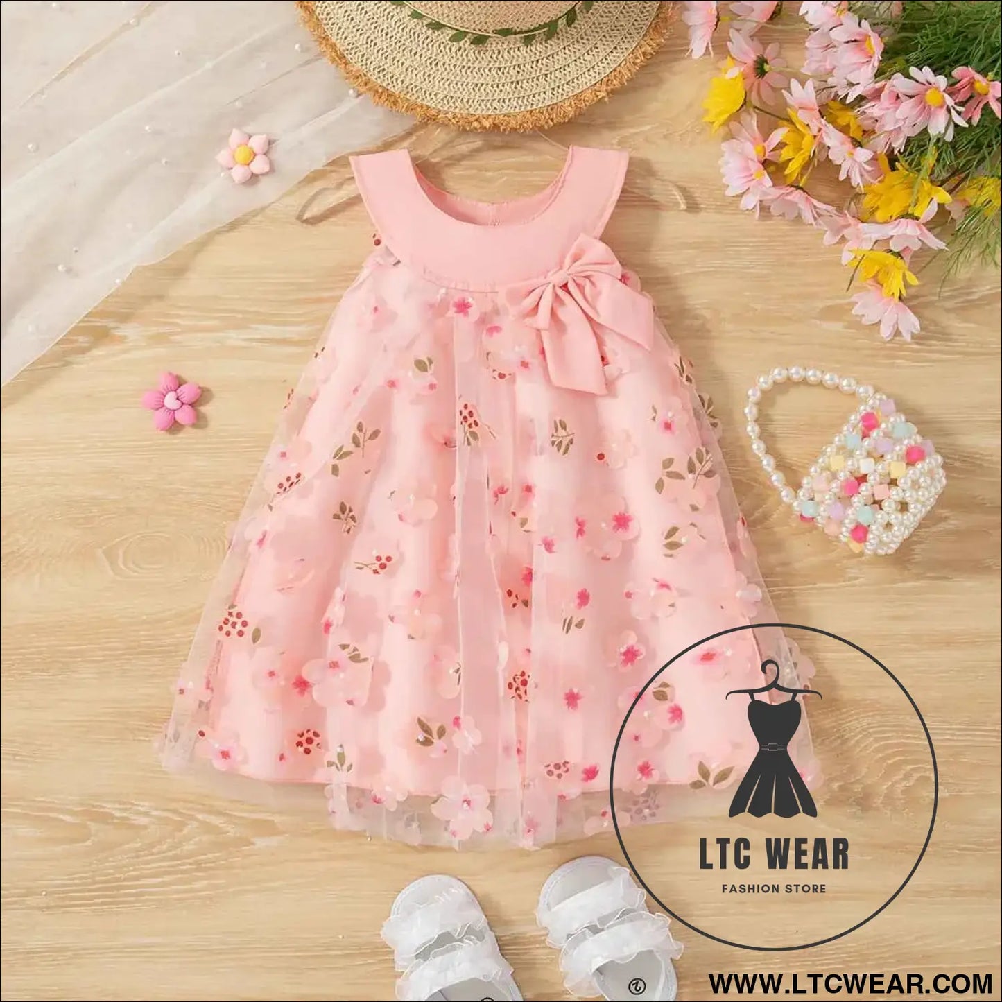 Adorable Birthday Party Dress for Toddler Girls