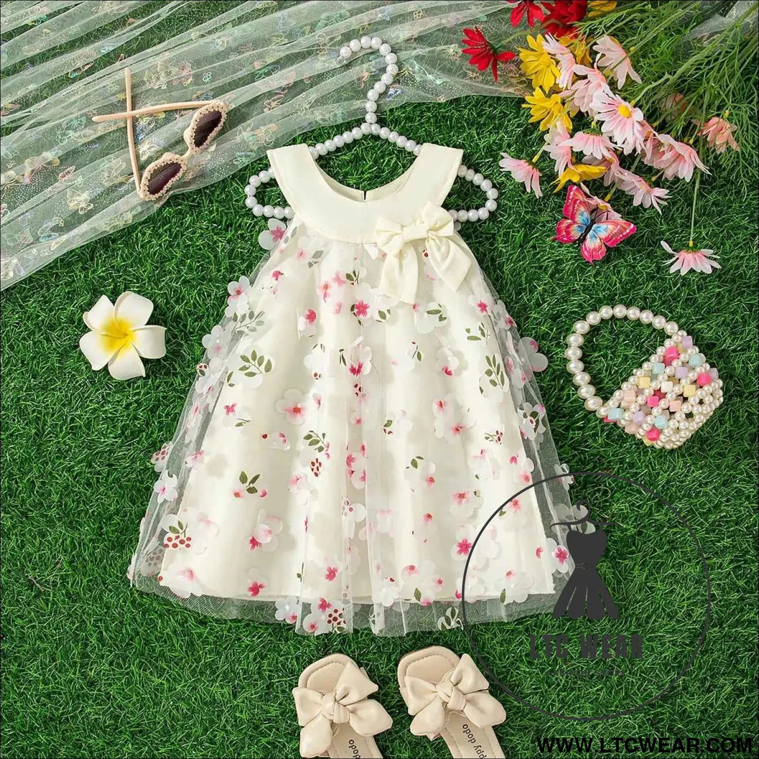 Adorable Birthday Party Dress for Toddler Girls