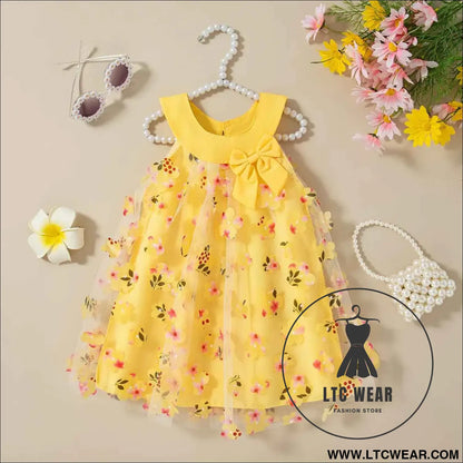 Adorable Birthday Party Dress for Toddler Girls