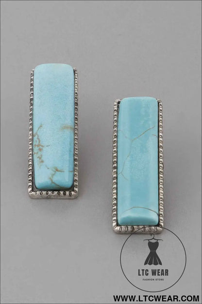 Antique Stone Earrings