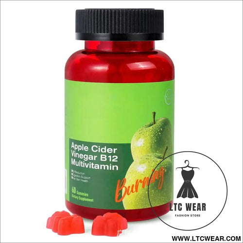 Apple cider vinegar gummies with a b12 boost! - 60 pcs