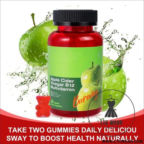 Apple cider vinegar gummies with a b12 boost! - 60 pcs