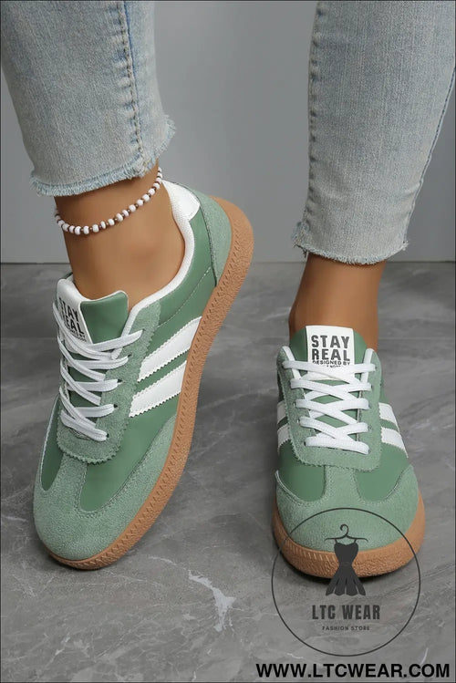 Ashleigh blue varsity color block patchwork pu leather lace up shoes - womens shoes