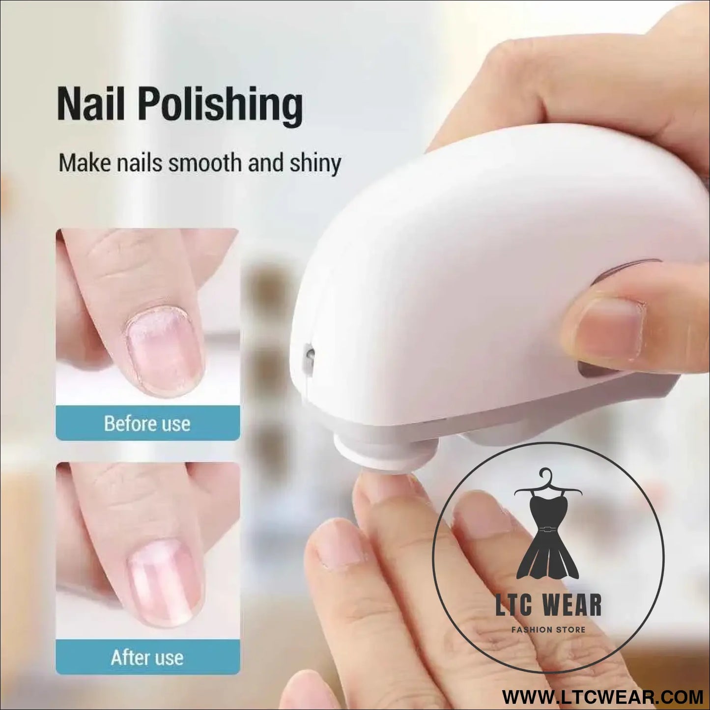 Automatic Nail Trimmer with Light - Safe & Efficient